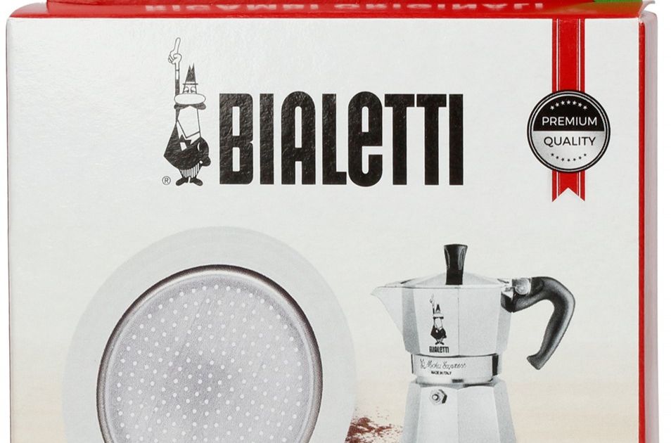 Bialetti Spare Gasket And Filter Plate For Moka Express And Induction