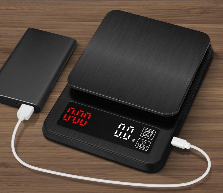 Barista Space Digital Scale With Timer - Crema