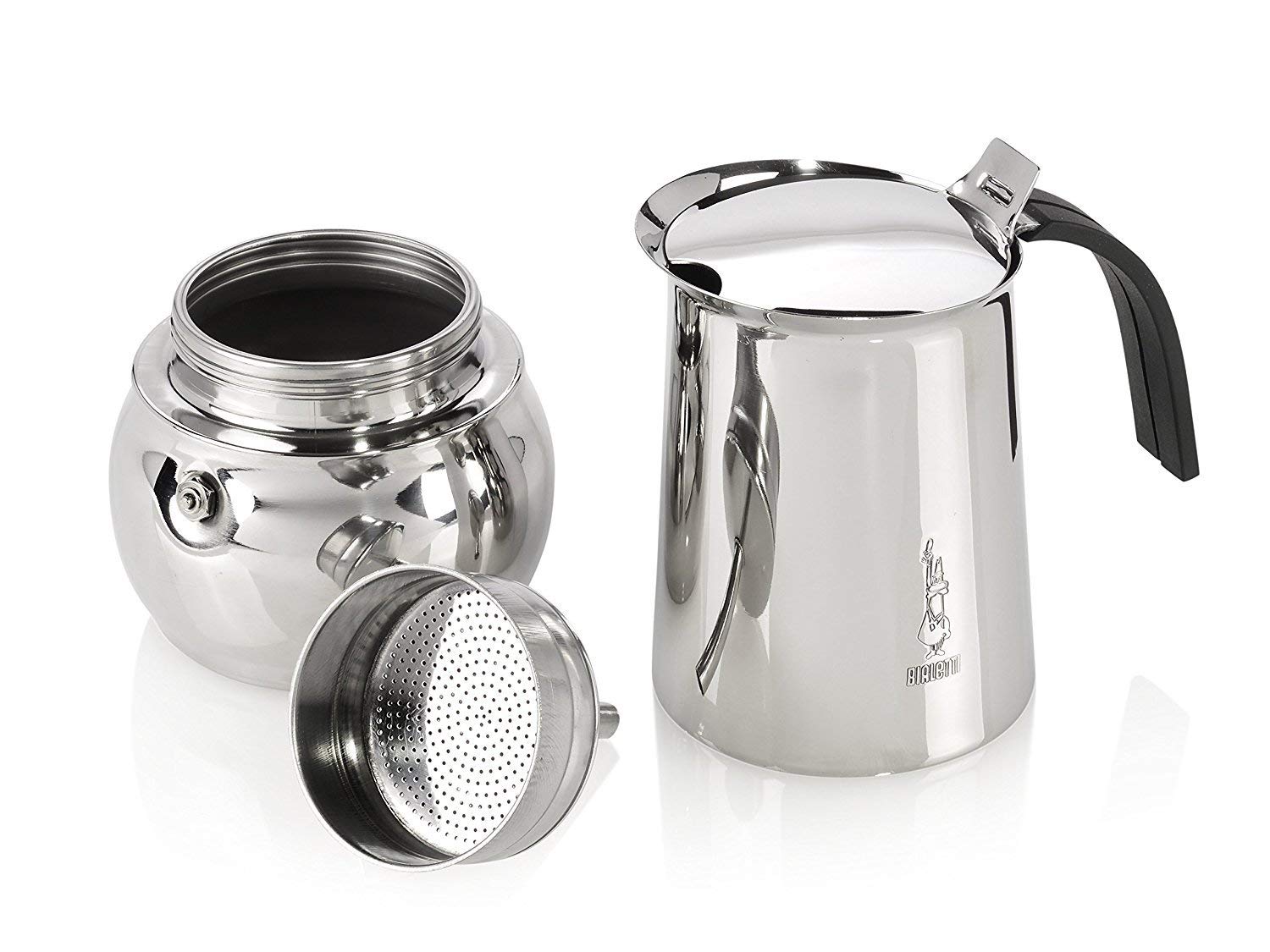 How full coffee gasket on Bialetti Kitty (10 cup) has to be? Up to the