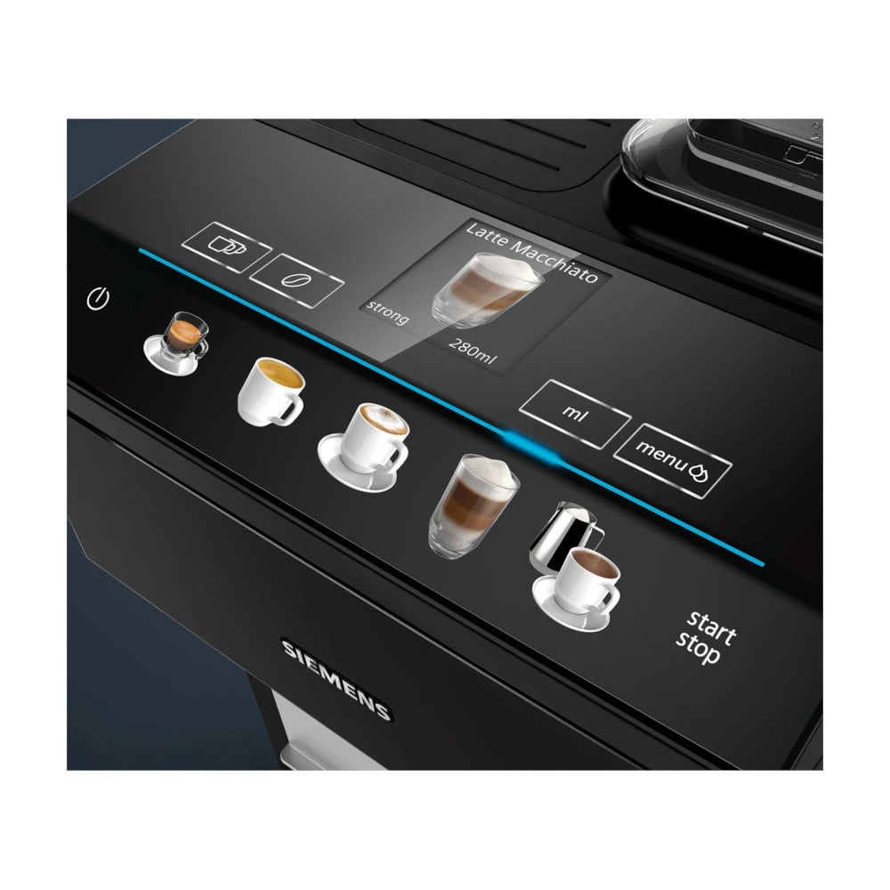 Siemens EQ.500 Classic Fully Automatic Coffee Machine, Piano Black Crema