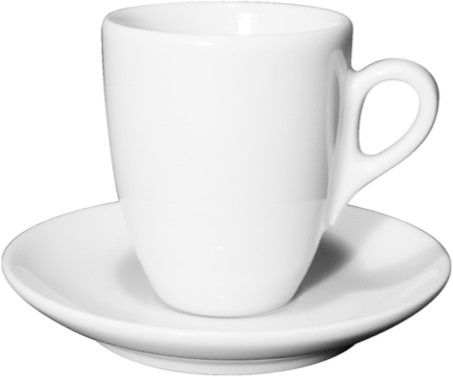 Tasse et sous tasse à café Passalacqua