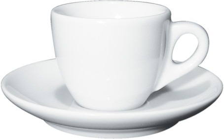 Tasse à expresso en porcelaine blanche lot de 6