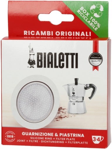 Bialetti Spare Gasket And Filter Plate 