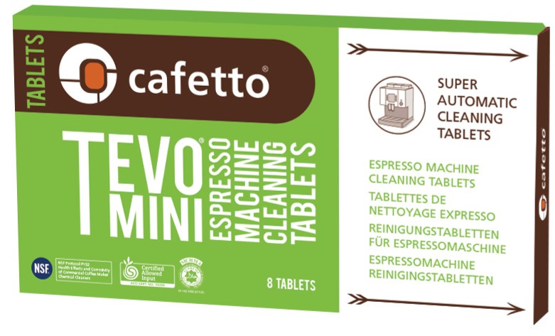 Cafetto Tevo® mini - pastilles de nettoyage pour machines à café