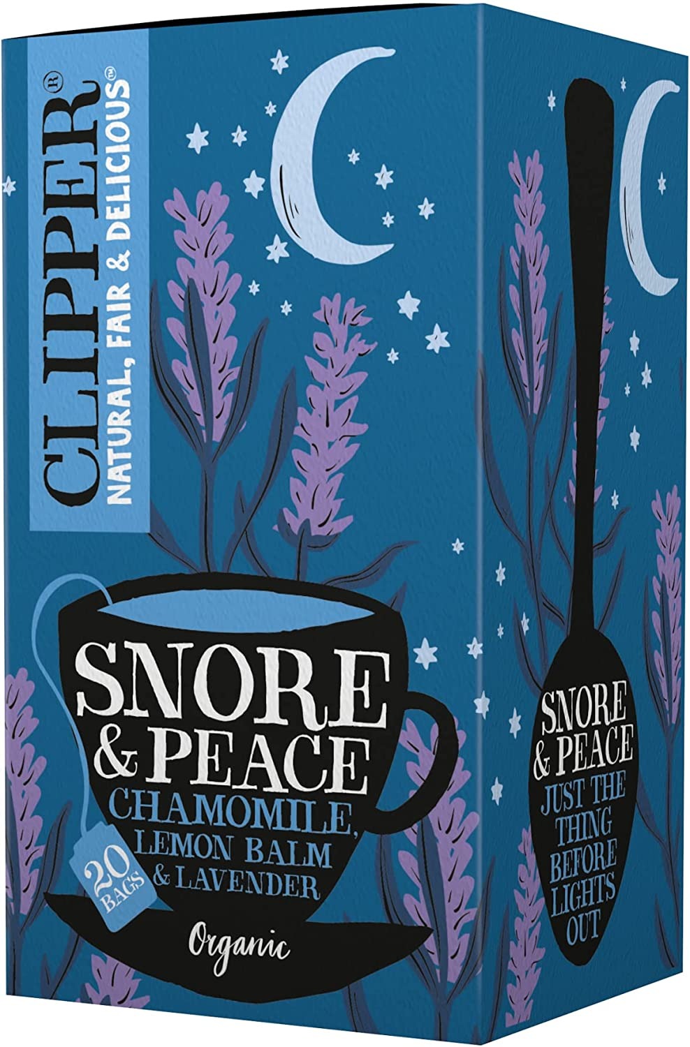 Clipper Organic Snore & Peace Infusion 20 sachets - Crema