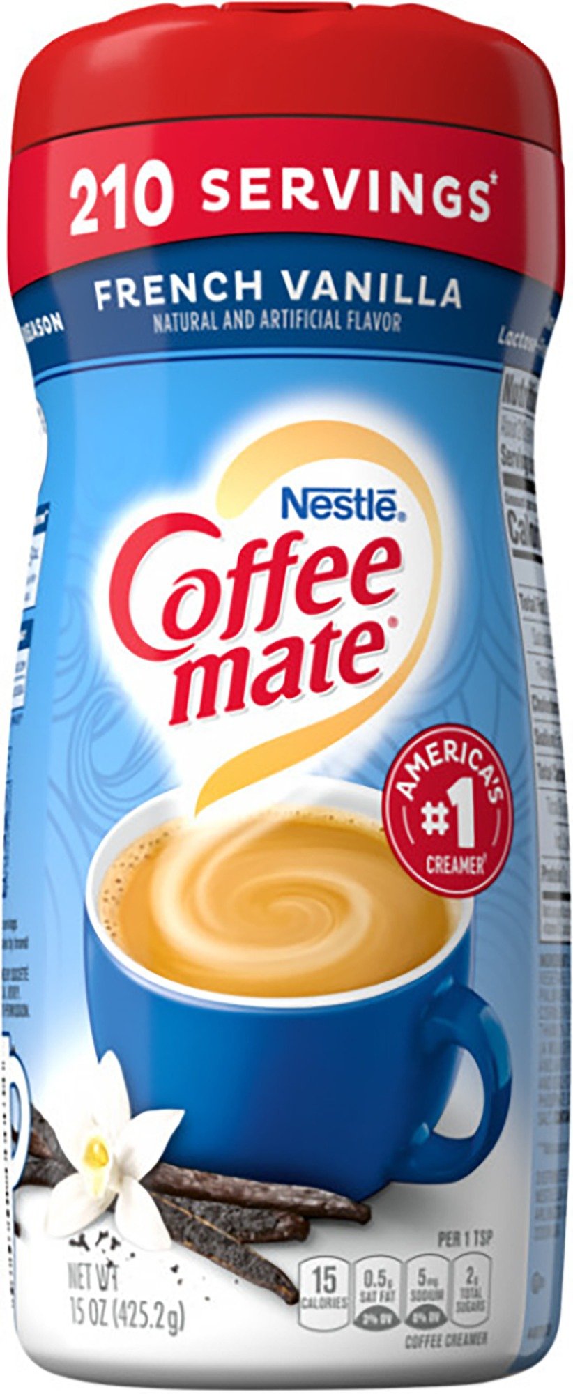 Nestlé Coffee Mate French Vanilla Powder Creamer 425 g - Crema