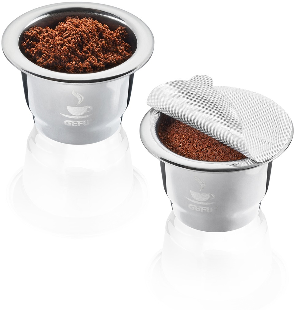 Gefu Conscio Reusable Nespresso-Compatible Coffee pcs - Crema