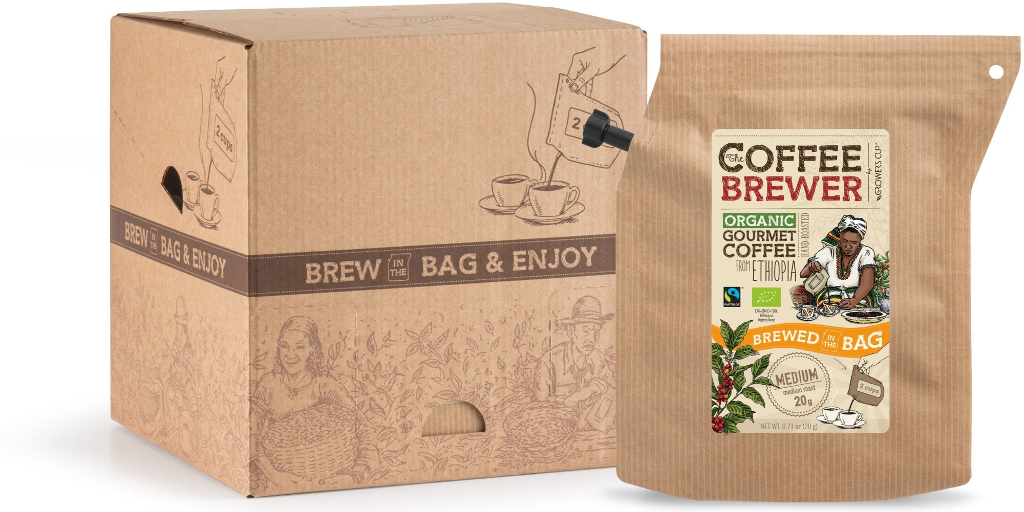 Ethiopia 12 x Coffeebrewer - Crema