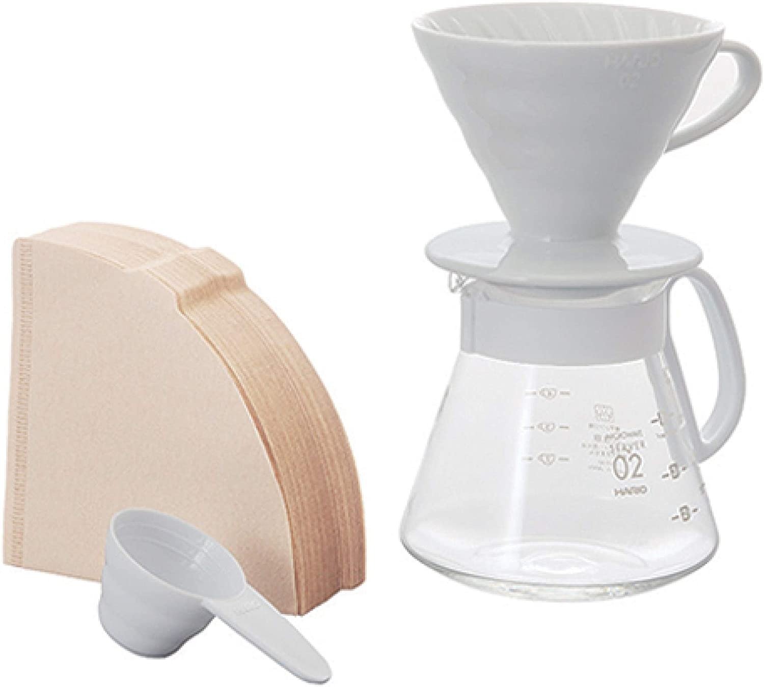 Coffee V60 Ceramic Pour Over Not Hario Coffee Dripper Cone Size 1-4cups 