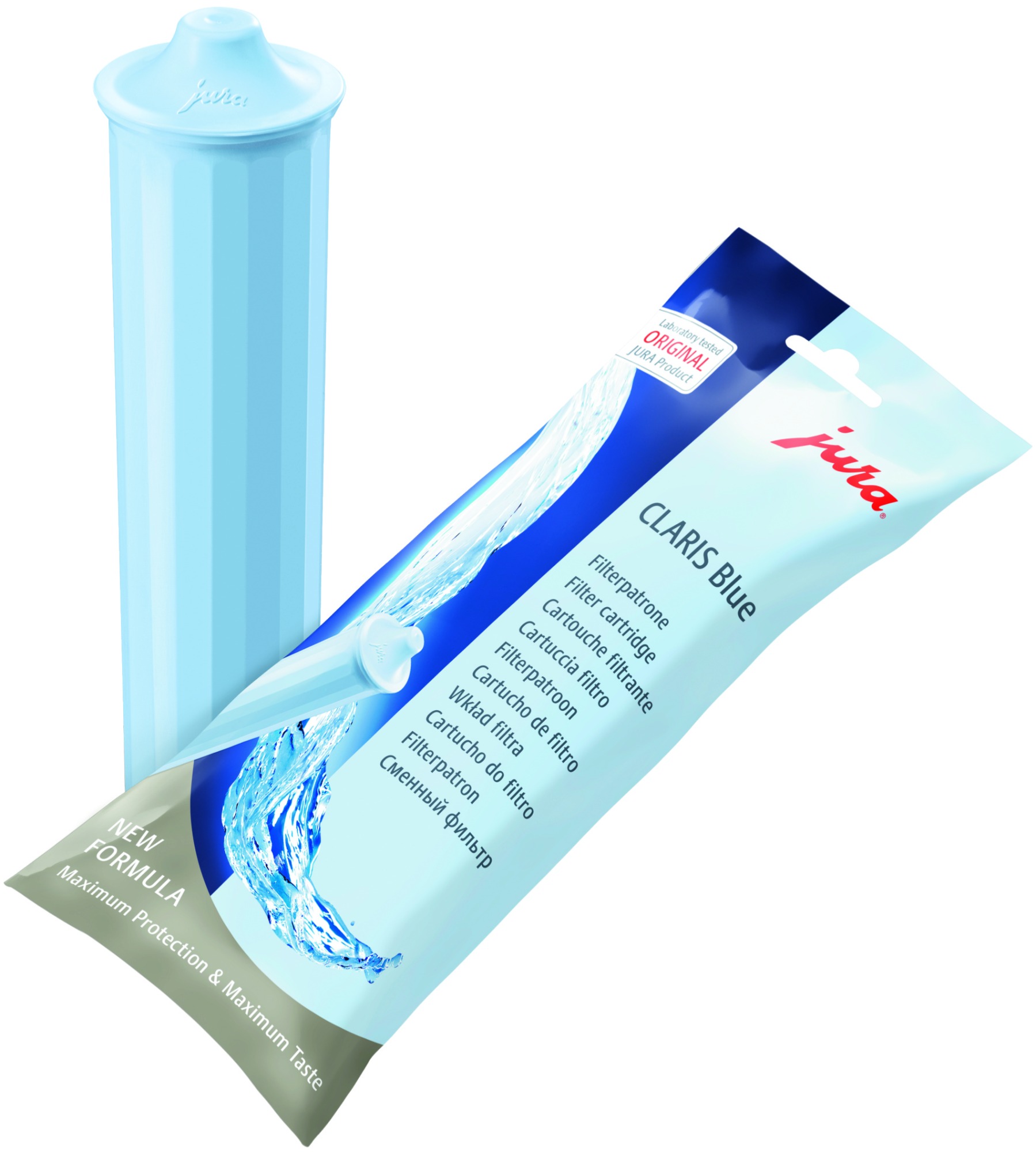 Jura Claris Blue And Jura Claris White Filters Crema