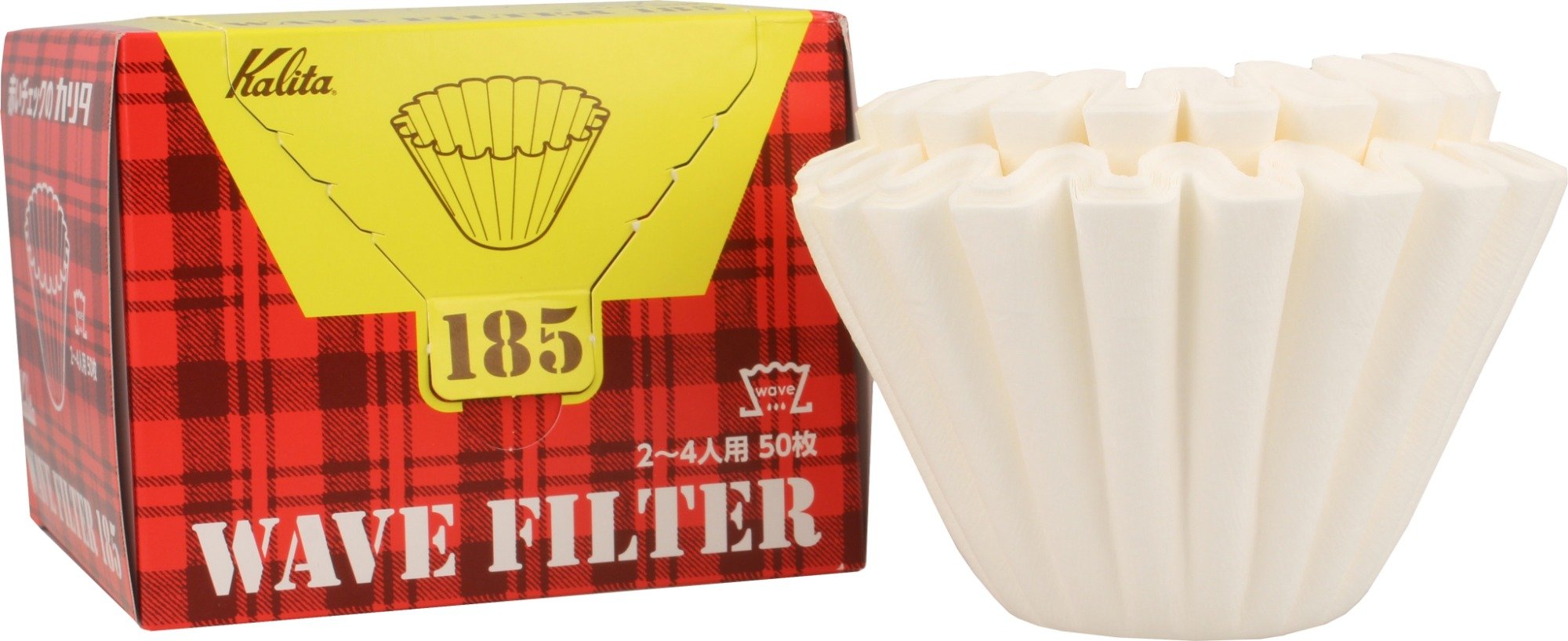 Kalita Wave 185 White Filter Papers 50 pcs Crema