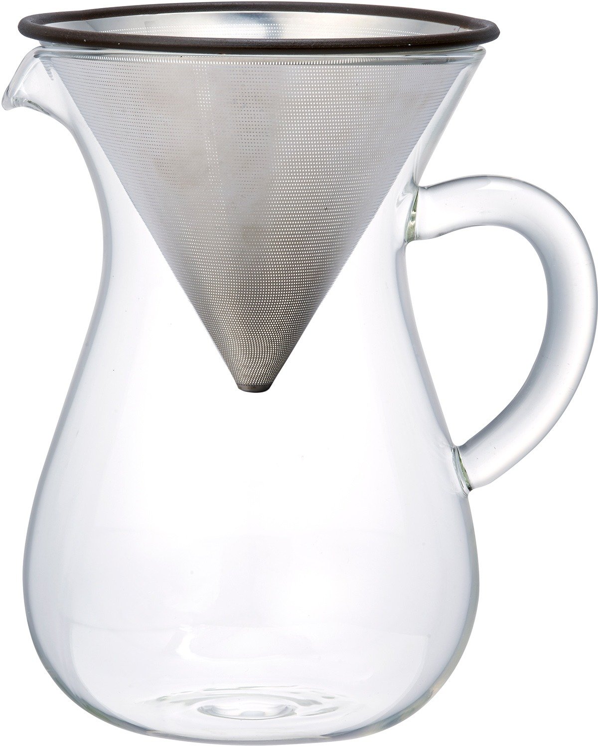 Kinto SCS Coffee Carafe Set with Stainless Steel Filter 4 cups Crema