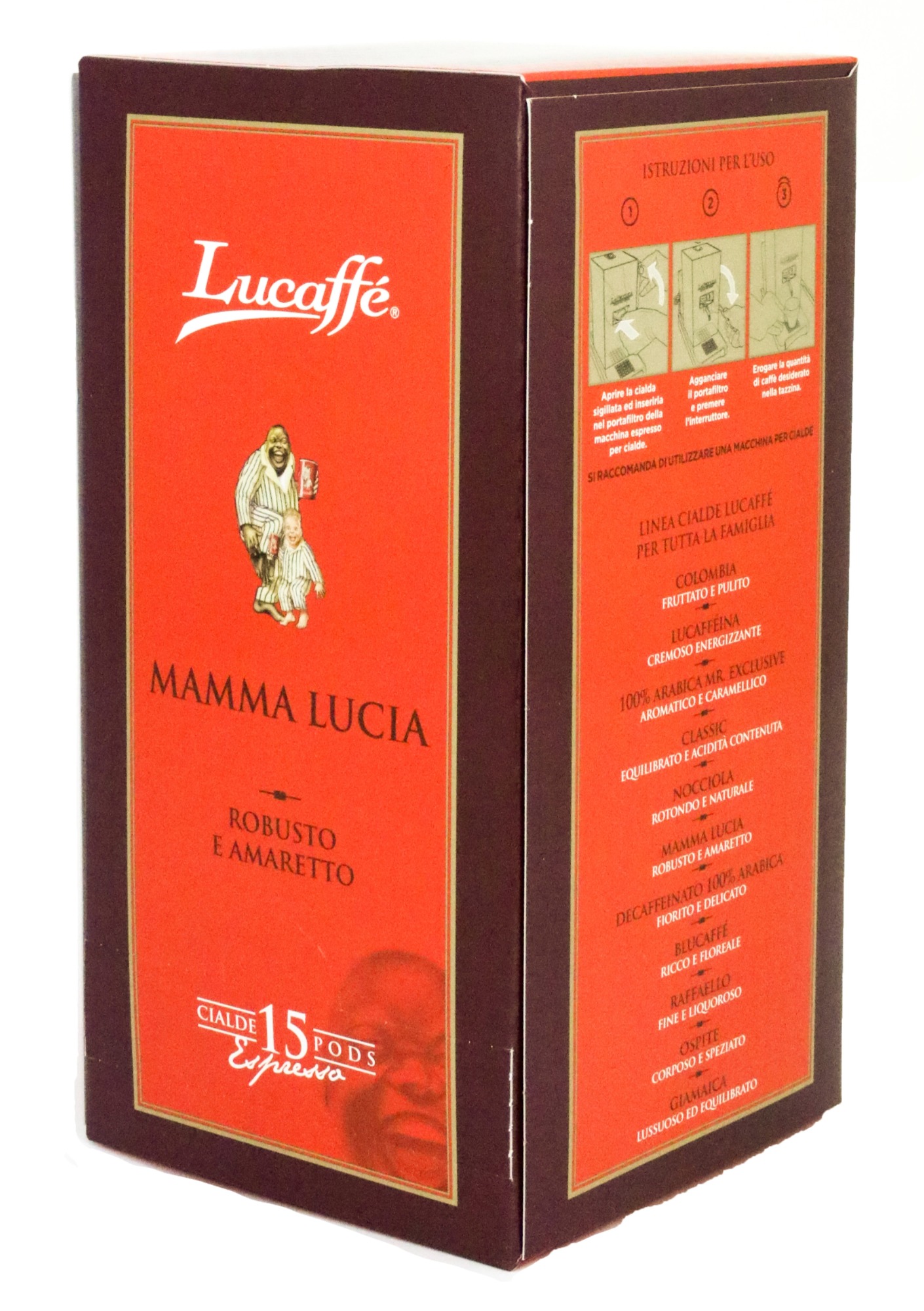 Lucaffé Mamma Lucia E.S.E. Espresso Pods Crema