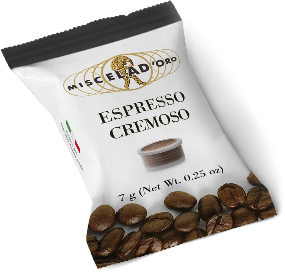 Against the will impression Calligrapher Miscela d'Oro Espresso Cremoso espresso capsules 100 pcs - Crema