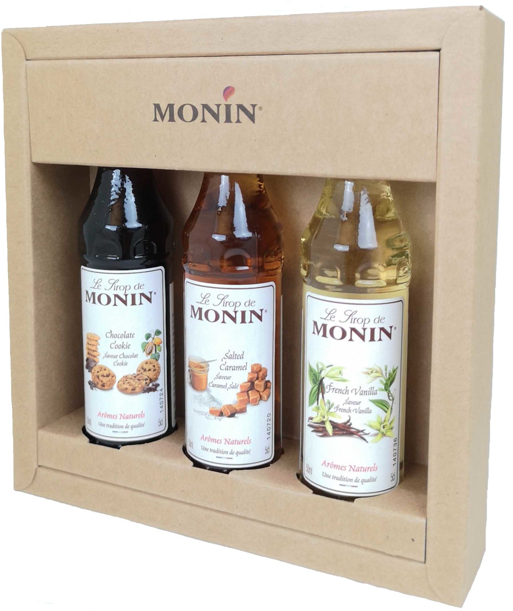 Sirop aromatisé à la monine, chocolat blanc, pack Maroc