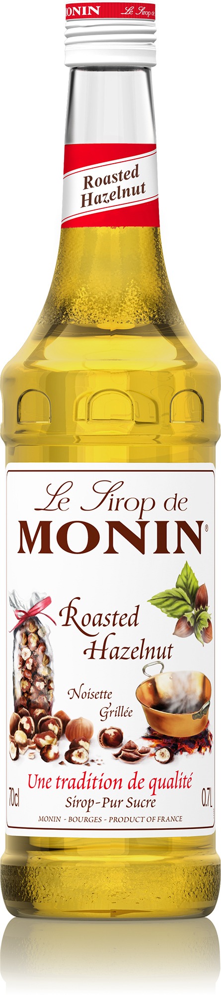 Monin Sirop de Noisette Grillée, 700 ml - Crema