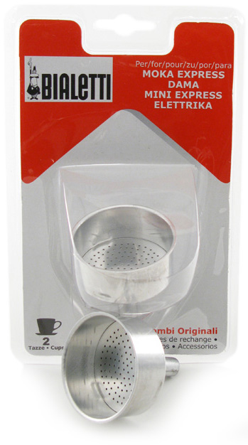 BIALETTI FILTER WITH GASKETS 3 4 CUP MOKA EXPRESS TIMER ESPRESSO COFFEE MAKER