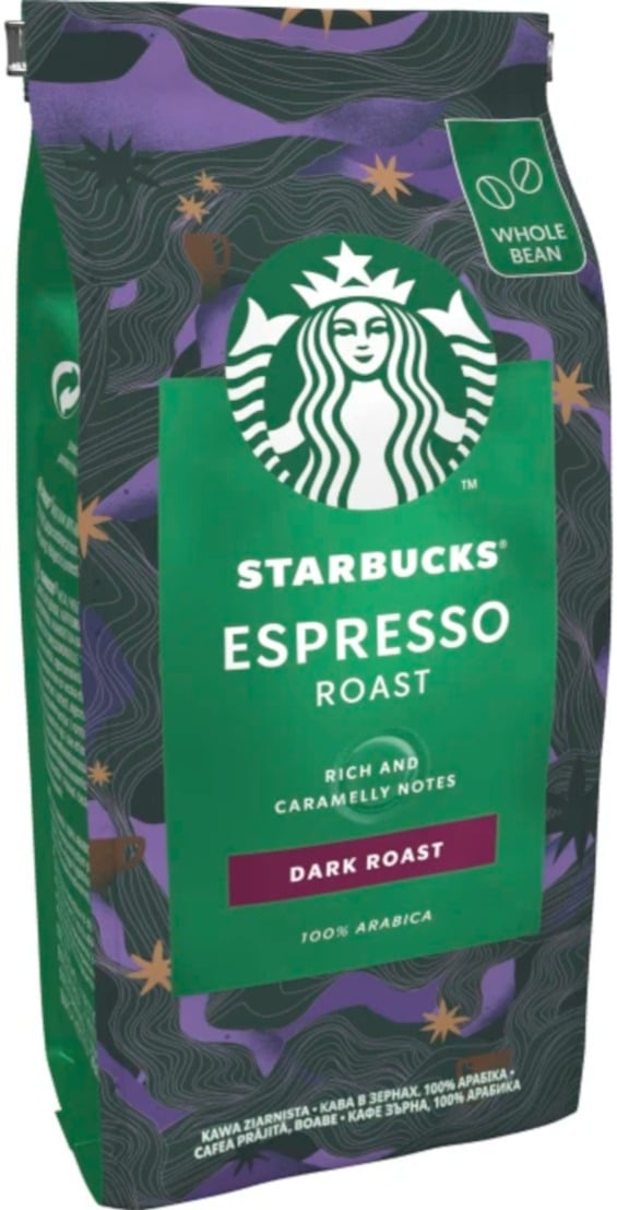 Starbucks Espresso Roast 200 g grains de café - Crema