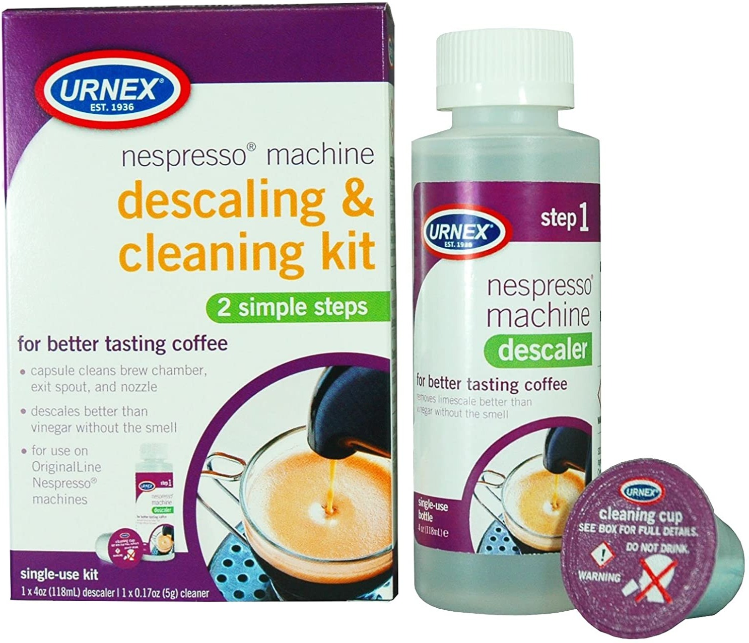 Urnex - Nespresso Descaling \u0026 Cleaning 