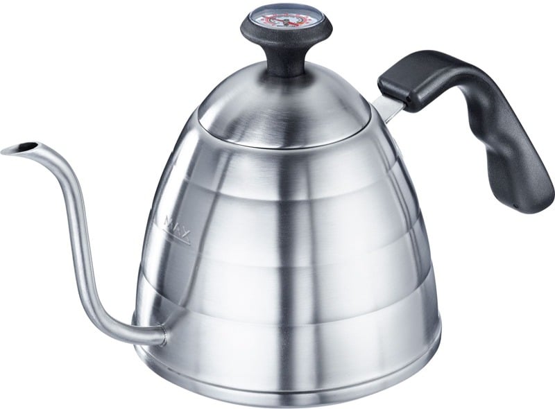 Restpresso 41 oz Stainless Steel Pour Over / Gooseneck Kettle - with  Thermometer Lid