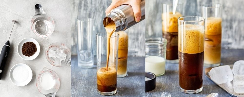 Cocktail Shaker for Iced Coffee, Tea, Cocktails , Clear, 530ml