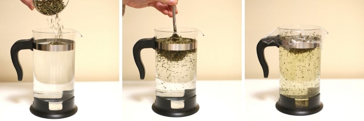 Homemade iced tea - a tea base for drinks