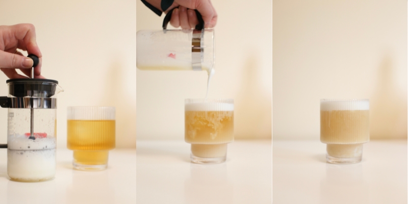 Milky Foam Iced Tea – Velvety Freshness