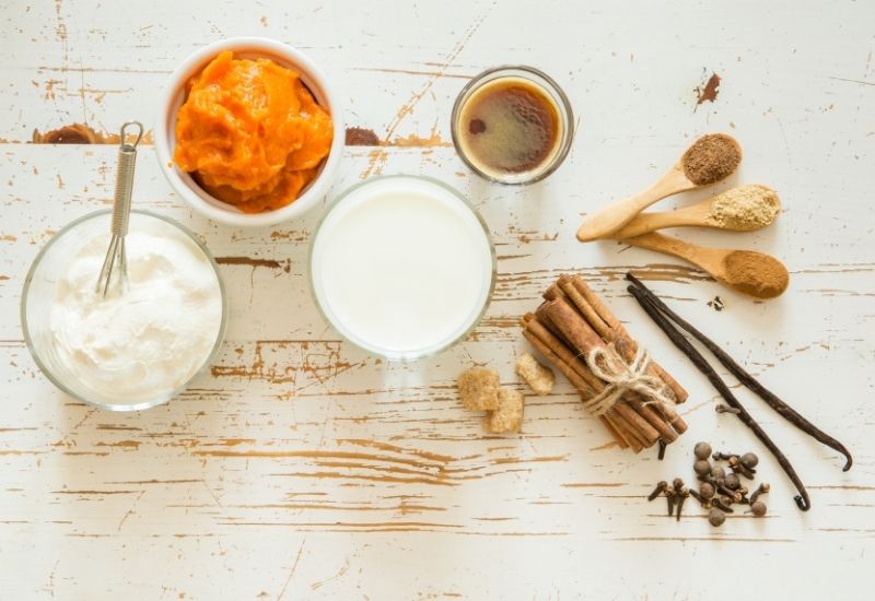 Pumpkin Spice Latte - a sweet and spicy milk coffee