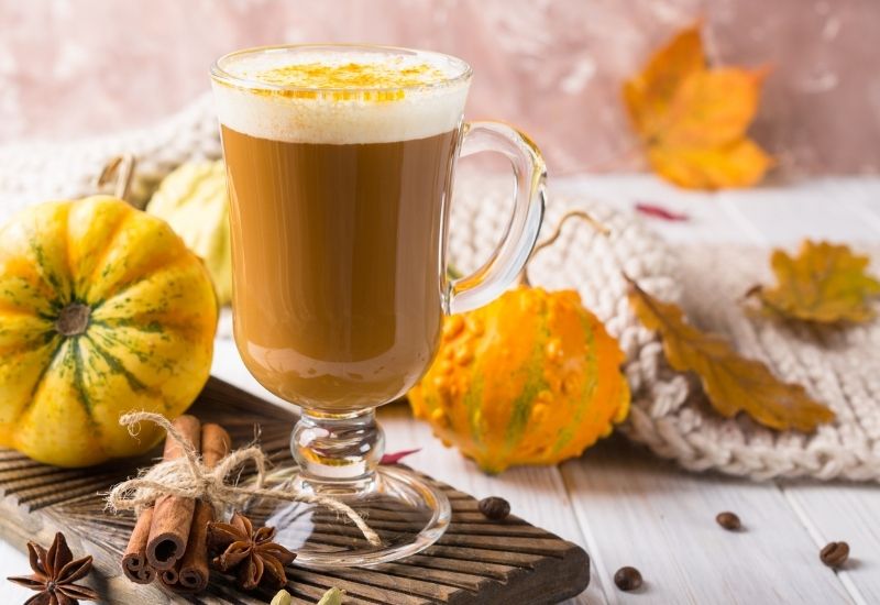 Pumpkin Spice Latte - a sweet and spicy milk coffee
