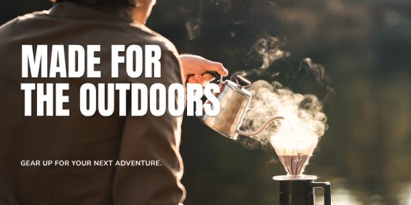 Selected outdoor coffee products at discounted prices