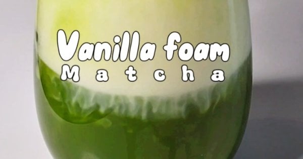 Vanilla Foam Matcha – Luxurious softness and the power of matcha