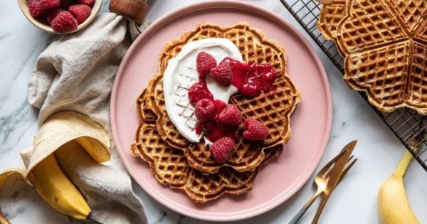 Gaufres au Biscoff : recette de gaufres croustillantes à la crème de biscuit