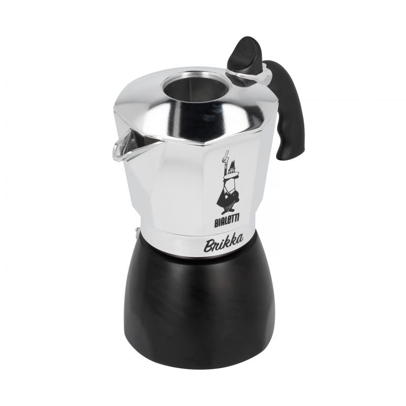 Bialetti Brikka Restyling Stovetop Espresso Coffee Maker Crema
