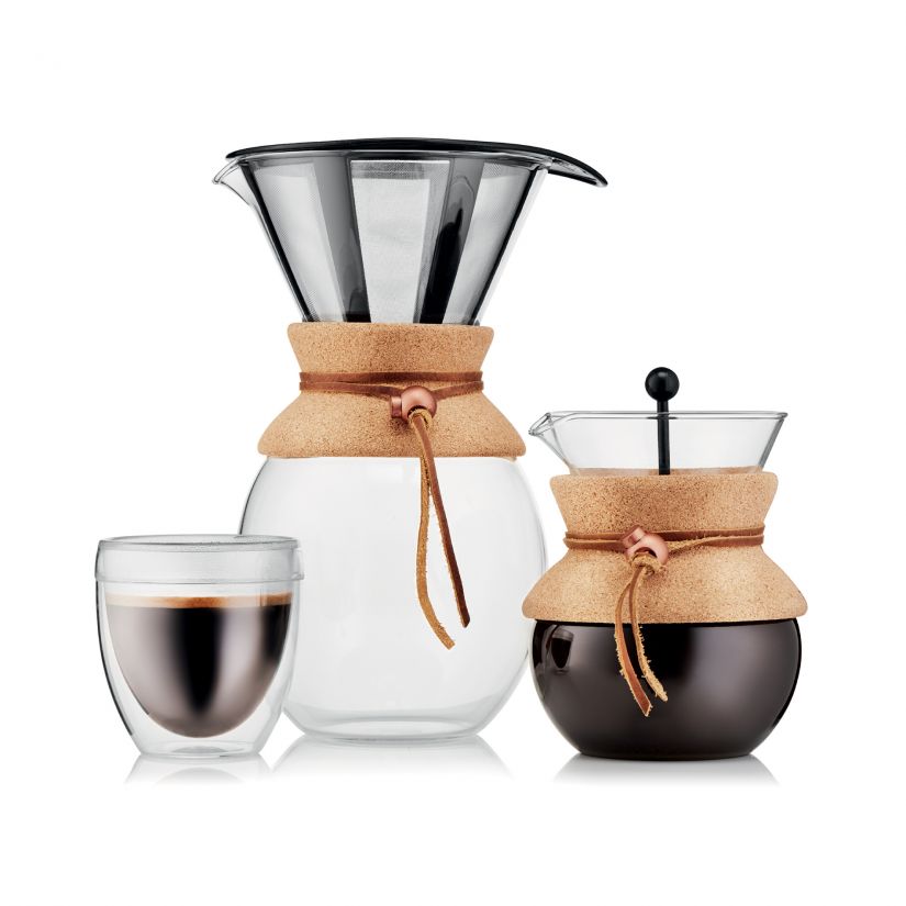 Bodum Pour Over Coffee Maker with Filter Crema