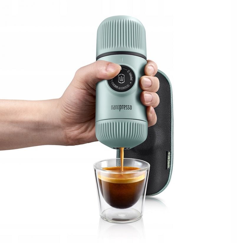 Wacaco Nanopresso Portable Espresso Maker + Case Crema