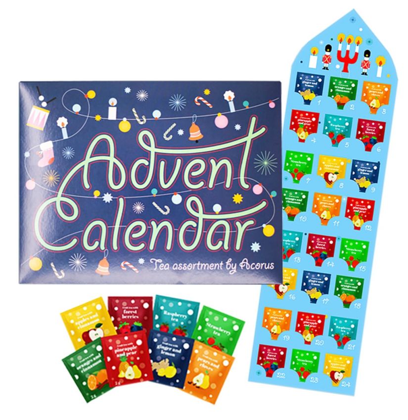 Acorus Tea Advent Calendar, 24 Tea Bags