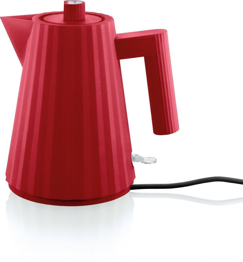 Alessi MDL06/1 Plissé Electric Water Kettle 1 l, Red