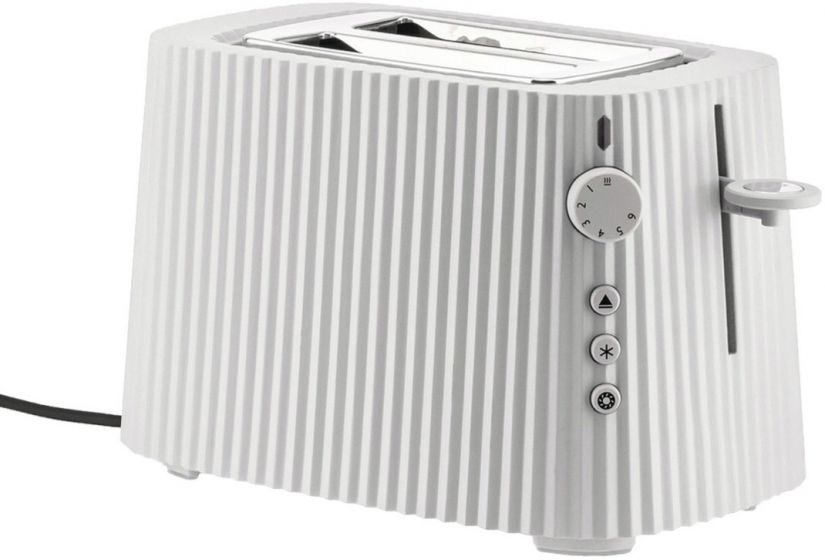 Alessi MDL08 Plissé Toaster, White