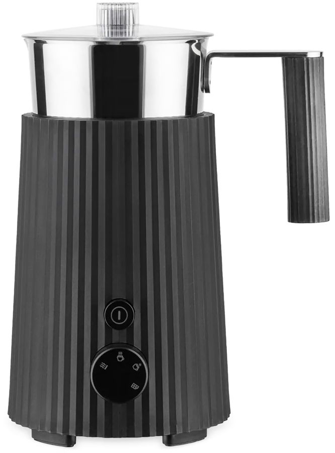 Alessi MDL13 Plissé Milk Frother, Black