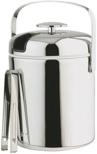 APS APS Chromed Ice Bucket + Ice Tong