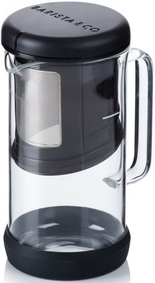 Barista Barista & Co One Brew Coffee and Tea Infuser, Black