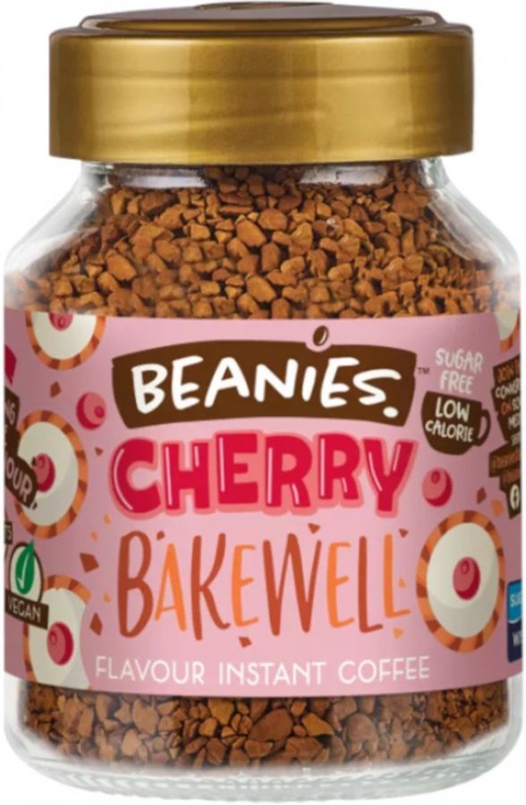 Beanies Cherry Bakewell Flavoured Instant Coffee 50 g