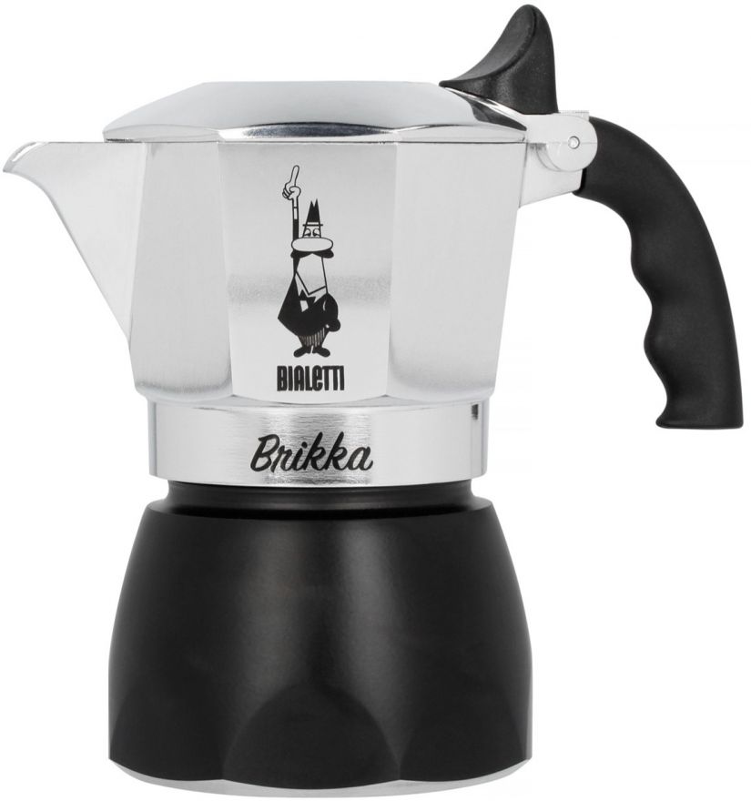 Bialetti Brikka Restyling Stovetop Espresso Coffee Maker, 2 Cups