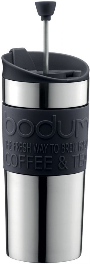 BODUM TRAVEL PRESS Mug à piston isotherme - 0,35 L - Blanc