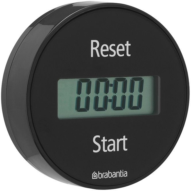 Brabantia Brabantia kitchen timer with magnet, black
