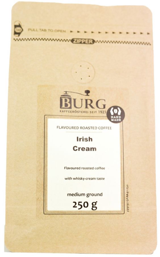 Burg Burg Flavoured Coffee, Irish Cream 250 g