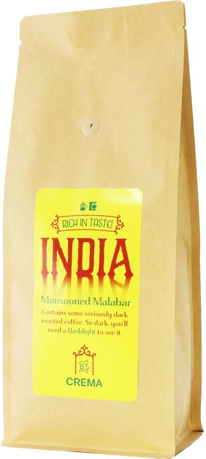 Crema India Monsooned Malabar 1 kg Coffee Beans