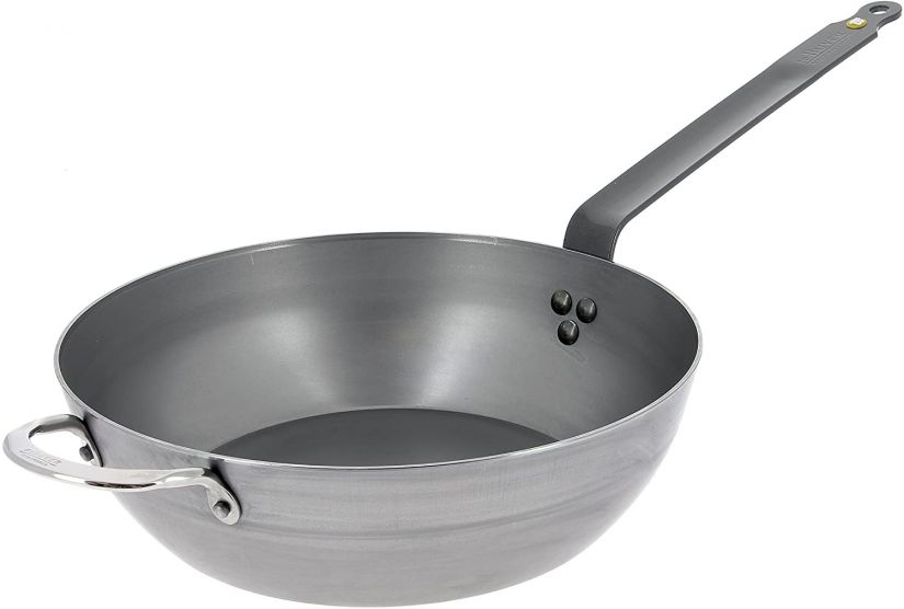 Sauteuse DE BUYER Mineral B Element – 28 Cm (5614.28) – Fabriquée En France
