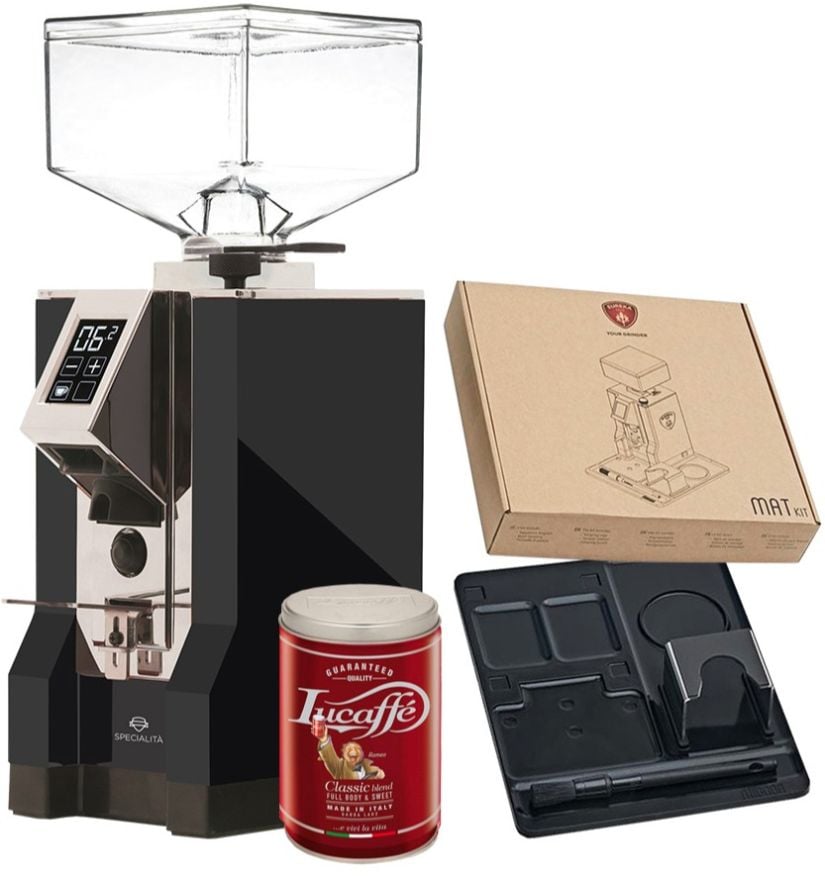 Eureka Mignon Specialità 16CR + Eureka Mat Kit & Tamper Station