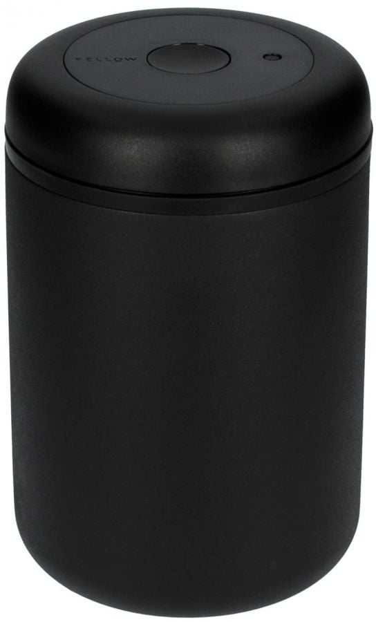 Fellow Atmos Vacuum Canister 1200 ml, Matte Black Steel